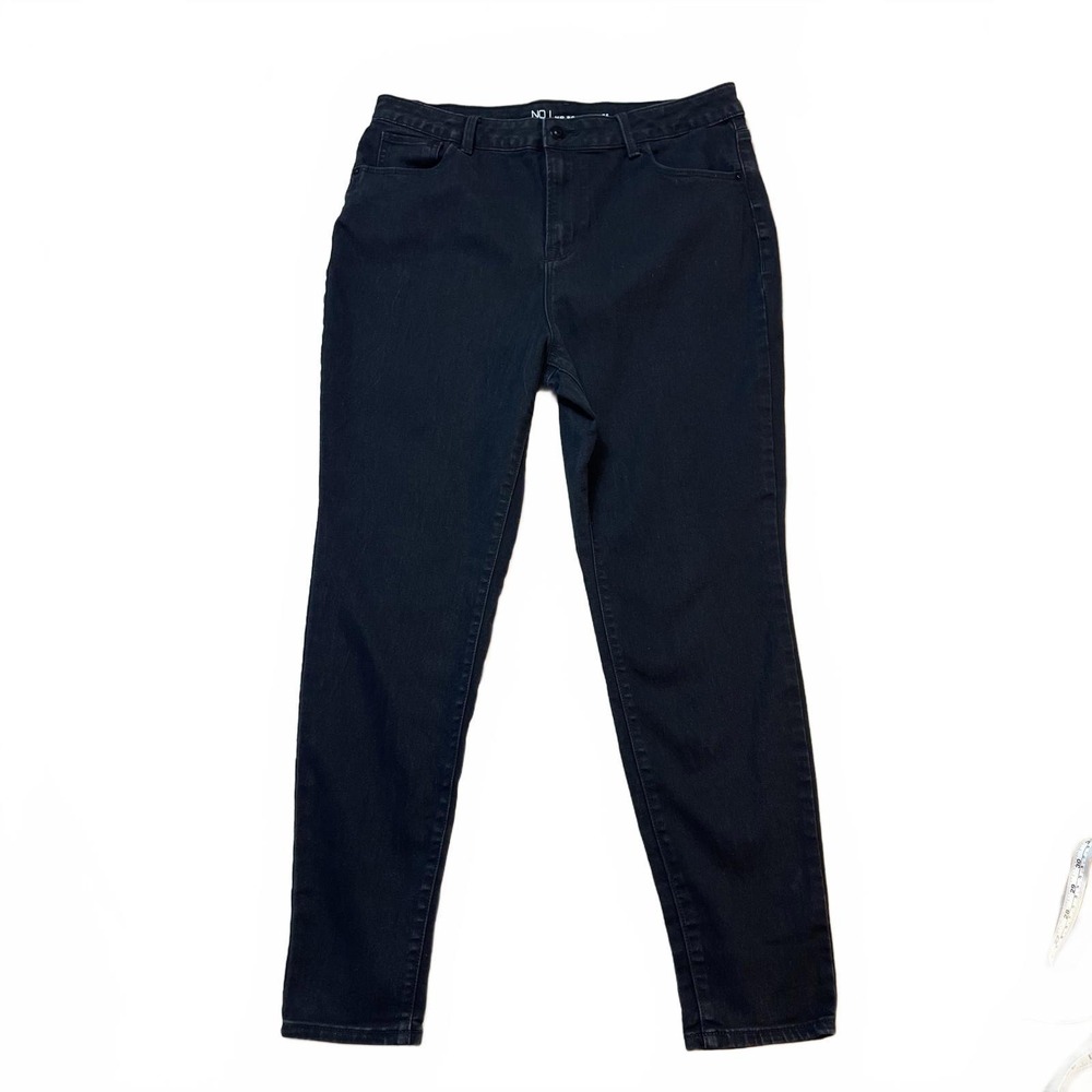 NO BOUNDARIES Black High Waist Jeans Slim Fit‎ Denim Pants Women's Size 17